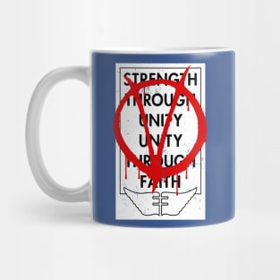 V For Vendetta "Strength Through Unity" Graffiti Poster Mug